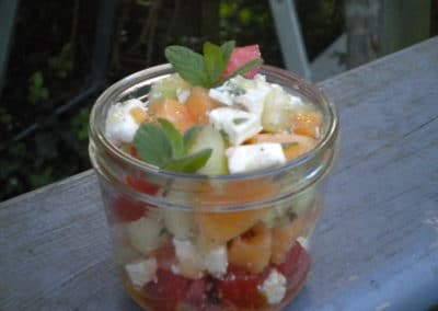 Salade de melon à la feta